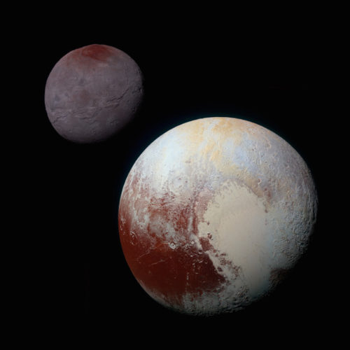 Pluto and Charon (Image NASA-JHUAPL-SwRI))