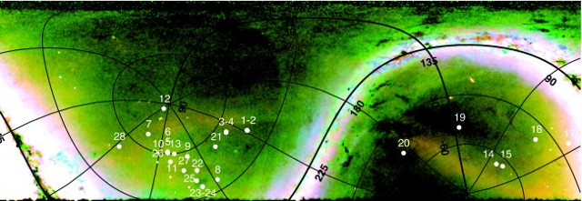 The Milky Way's halo in the Pan-Starrs1 map (Image courtesy Giuseppina Battaglia (Iac))