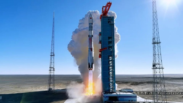The Zhuque-3 Y1 rocket blasting off (Photo courtesy LandSpace)