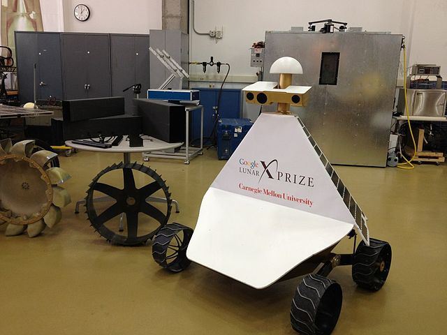 Rover prototype developed at Carnegie Mellon University