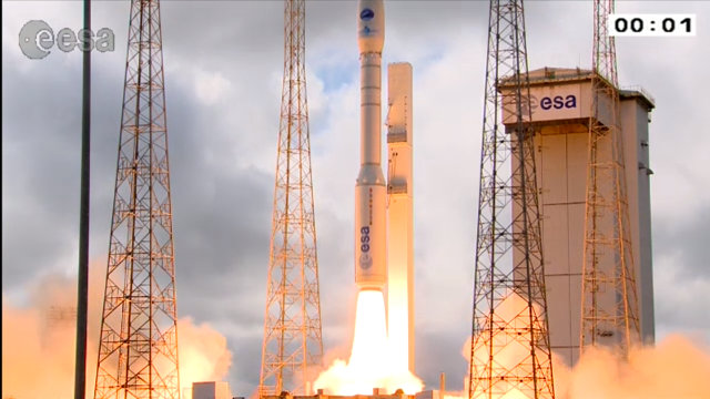 IXV lifting off atop a Vega rocket (Image ESA)