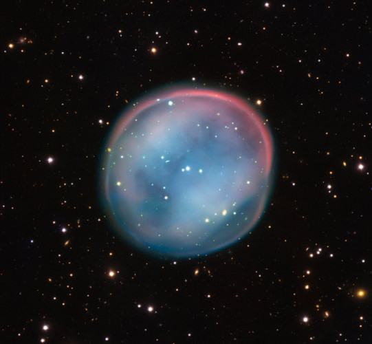 The Southern Owl Nebula planetary nebula (Photo ESO)