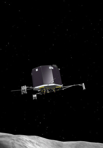 Artist's impression of the Philae lander (Image ESA–J. Huart)