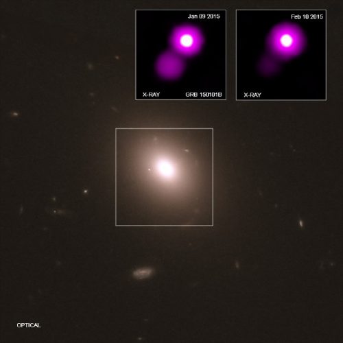 A gamma-ray burst from 2015 shows many similarities with a neutron star merger