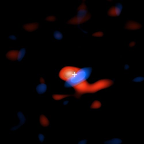 A "cool" gas disk detected around the supermassive black hole at the center of the Milky Way