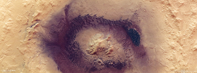 Moreux Crater on Mars