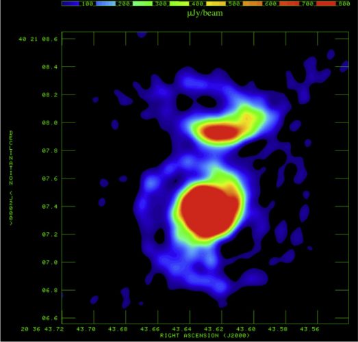 The WR 147 system seen by VLA