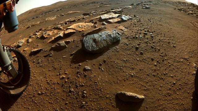 The Rochette rock (Image NASA/JPL-Caltech)