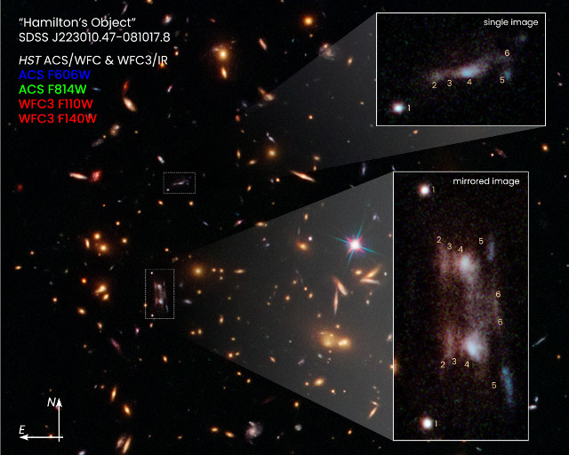 Hamilton's Object seen by Hubble