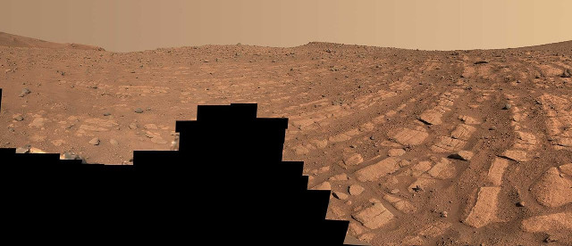 Skrinkle Haven on Mars (Image NASA/JPL-Caltech/ASU/MSSS)