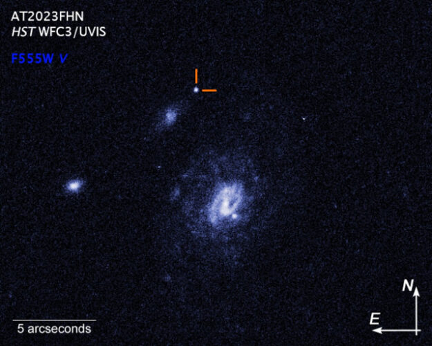 AT2023fhn as seen by Hubble