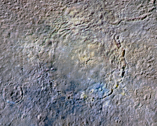 Dantu crater on the dwarf planet Ceres (Image courtesy Maria Cristina De Sanctis et al., Communications Earth & Environment, 2024)