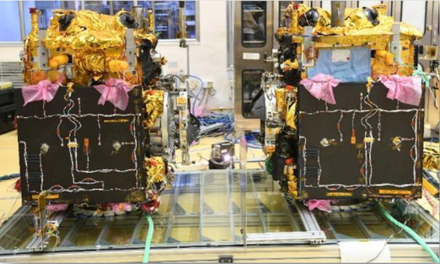The SpaDeX satellites (Photo courtesy ISRO)