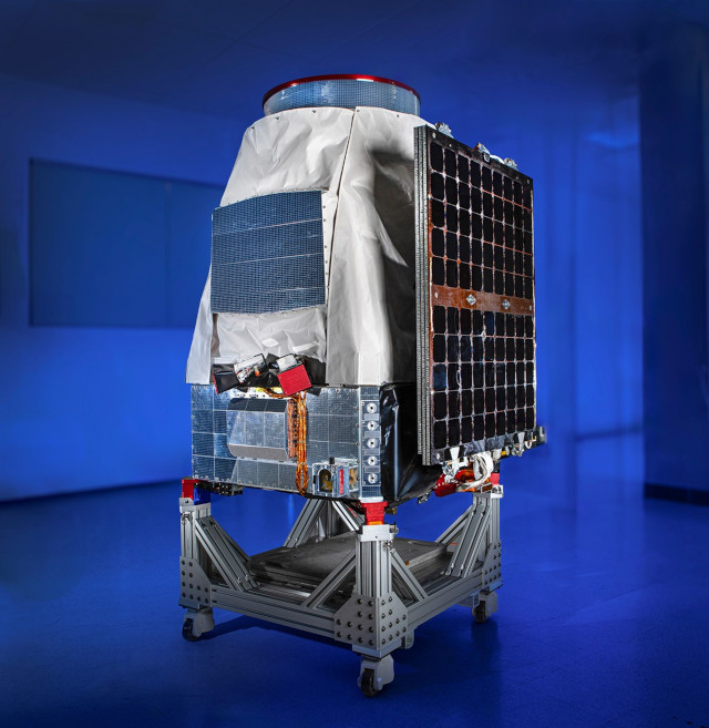 The Pandora Space Telescope ready for launch (Photo NASA/BCT)