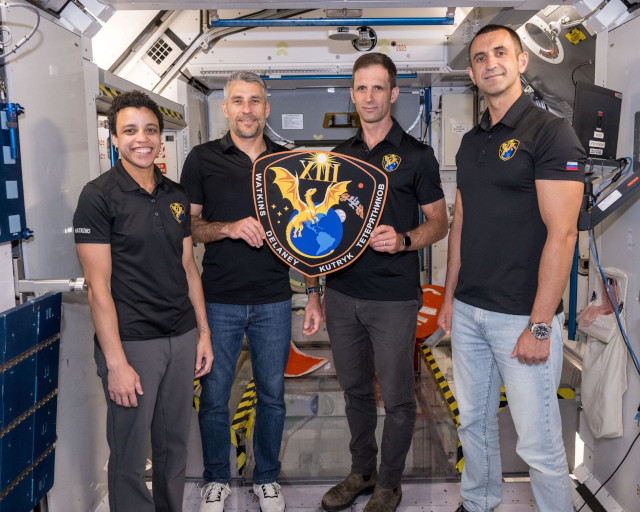 The Crew-13 mission crew: Jessica Watkins, Luke Delaney, Joshua Kutryk, and Sergey Teteryatnikov (Photo: NASA/Morgan Gridley)